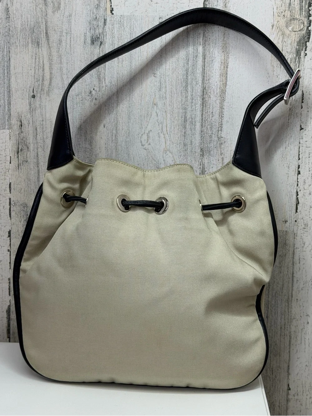 Vintage Gucci Nylon Hobo Shoulder Bag - Picture 2 of 11
